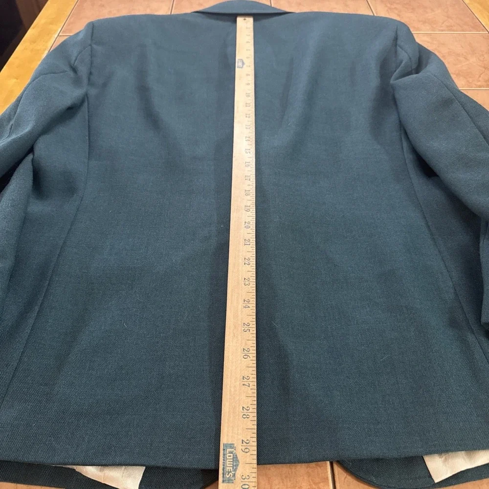 Vintage Stafford Jacket 44S Green Gold Button Masters Patch Sport Coat Golf